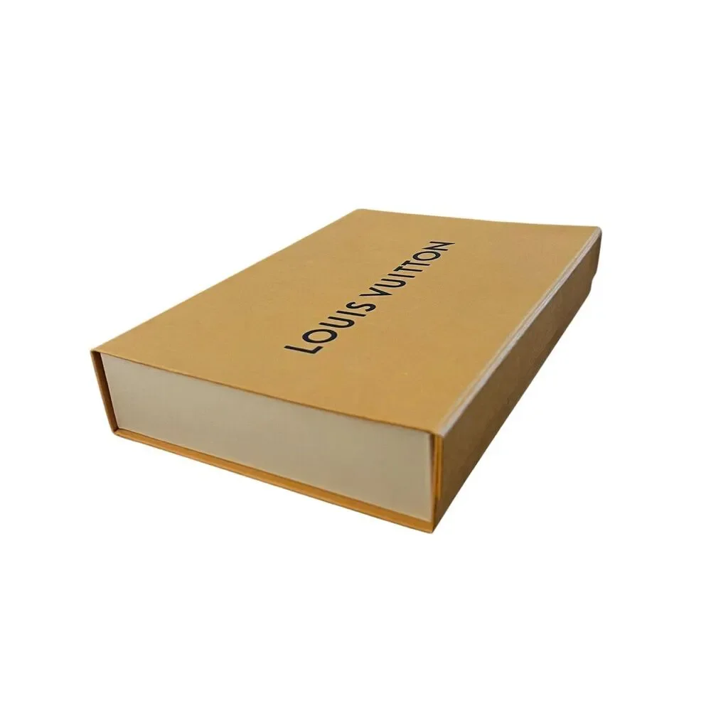 Louis Vuitton Authentic Empty Gift Box Women's One Size Yellow Tissue Paper Logo